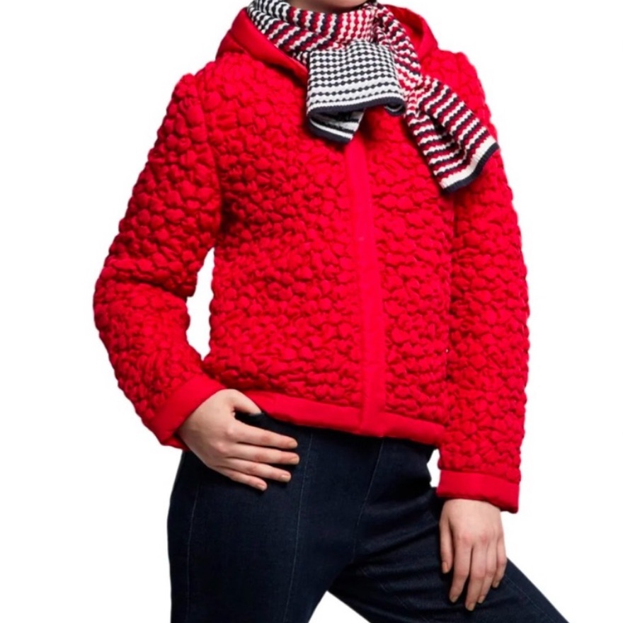 Nwtatelier By Lyse Spenard Pearl Puffed Jacket. Nwt Magnetic Button Closures